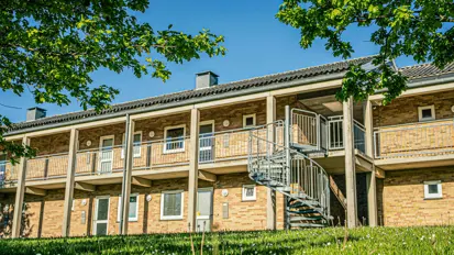 Lejlighedsbygning i boligområdet Hyrdehøj i Roskilde