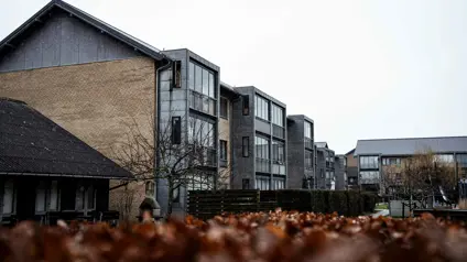 Lejlighedskompleks i boligafdelingen Charlottekvarteret i Hedehusene